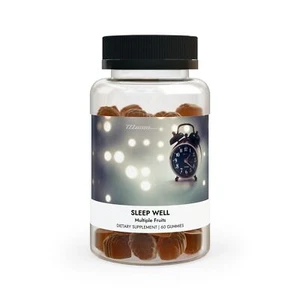 Sleep well GUMMIES 60ct, Fall Asleep Fast and Stay Asleep, Sleeping Aid - Picture 1 of 7