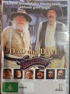 DAD AND DAVE ON OUR SELECTION DVD AUSTRALIAN CULT FILM GEOFFREY RUSH, LEO McKERN - Picture 1 of 2