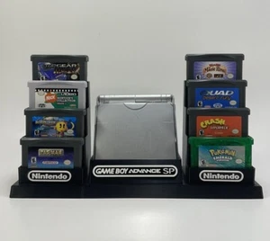 Game Boy Advance SP (Protective Case) & 18 Games - DISPLAY ONLY (Customize) - Picture 1 of 12