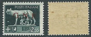 1944 RSI GNR VERONA LUPA 2,55 LIRE MH * - Y172 - Picture 1 of 1