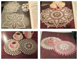 Afghans & Doilies Crochet Book #127 Bedspreads/Tablecloths/Edgings-Craft Books - Picture 1 of 12