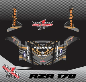 UTV RAZOR Graphics Kit Decal Sticker Wrap Polaris RZR 170 EFI 2009-2018 MATRIX - Picture 1 of 1
