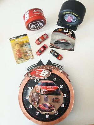 Bill Elliott Lote de 1/64 Coches Hojalata Bobblehead Reloj Neumático Dodge #9 Foto 1 de 4