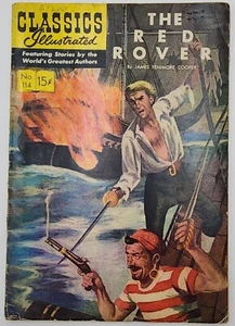 Classics Illustrated (1941 series) #114 HRN #115 The Red Rover - Picture 1 of 5