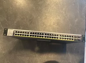 Netgear gs728tpp 48Port GB POE+ Smart switch - Picture 1 of 5