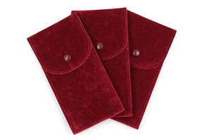 3 Bordeaux Single Cases Floccato Watch Box Scratch Resistant Elegant - Picture 1 of 6