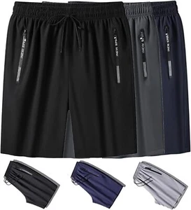 Pantalones Cortos Lanenow para Mujer y Hombre Icedactive-Unisex Seda Hielo Secado Rápido Pantalones Cortos - Imagen 1 de 56