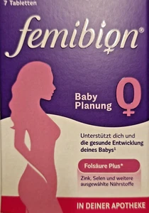 Merck Femibion 0 Baby Planung Kinderwunsch Folsäure Zink Selen 8-Wochen-Vorrat! - Bild 1 von 1