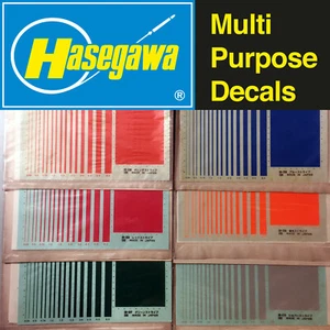 Hasegawa Stripe Colour Decals for Multi Purpose Decal Sheet Japan - CHOOSE YOURS - Picture 1 of 9