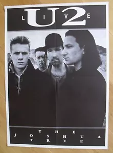 U2 affiche poster ancienne vintage 86x60 cm joshua tree - Imagen 1 de 1