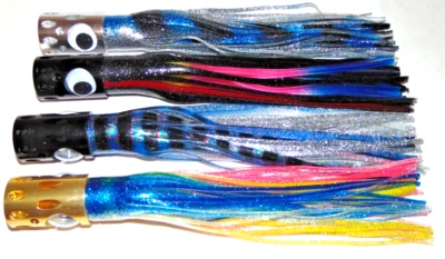 Jet Head 11" Atún Wahoo Dorado Mahi ONO Marlin Big Game Trolling SEÑUELO DE PESCA Foto 1 de 4