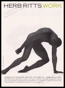 Herb Ritts Museum Of Fine Arts, Boston anni '90 stampa pubblicità 1996 - Foto 1 di 1