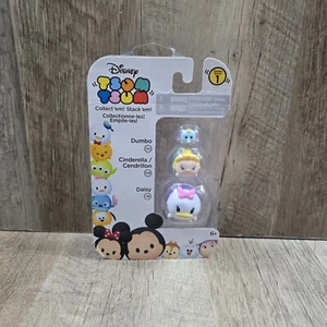 Disney Tsum Tsum 3er Pack - Serie 1 - Dumbo 122 Cinderella 129 Daisy 118 - Neu in OVP - Bild 1 von 6
