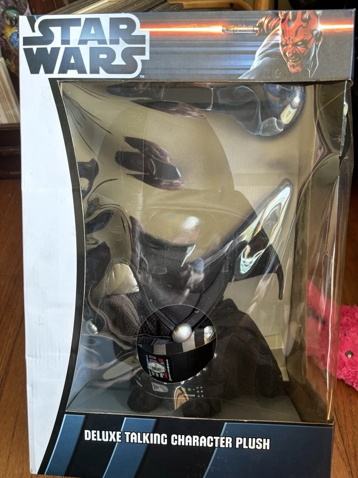 Star Wars Deluxe Talking Character Plush Darth Vader 15" tall FACTORY SEALED - Image 1 of 1