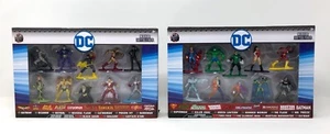 20 Jada DC Comic Nano Die-Cast Metal figs figures Cake Toppers Superman Batman - Picture 1 of 12