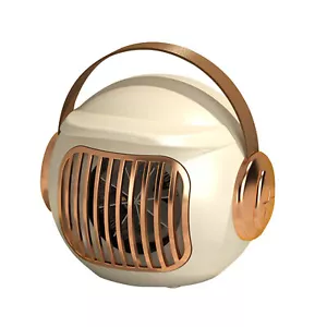 Cute Mini Electric Space Heater Desktop Hot Air Fan for Indoor Room US Plug - Picture 1 of 12