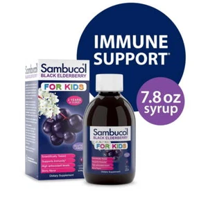 Sambucol Black Elderberry Kids Syrup 7.8 oz - Picture 1 of 13