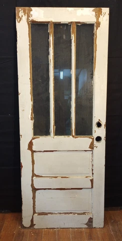 Half Vertical Glass 2 Panel Interior Door 30 1/8"  x 76" Cover