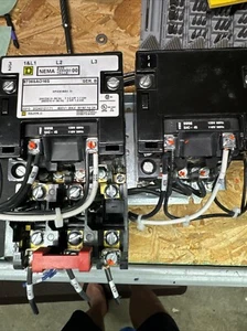 (UP TO 2) Square D 8736SAO16S, Reversing Starter w/Overload Relay (READ) - Picture 1 of 10