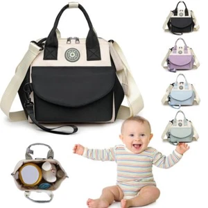 Multifunctional Mummy Baby Diaper Bag Backpack Insulated Pockets Stroller Bag - Picture 1 of 55