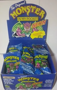 MONSTER IN MY POCKET de colección, paquete sellado serie 1, MATCHBOX 1990 (MIMP griego) - Imagen 1 de 3