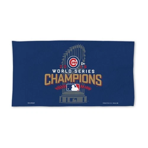 Toalla vestuario Chicago Cubs campeones de la Serie Mundial Foto 1 de 1