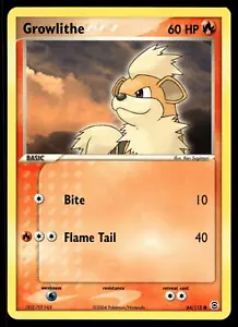 Growlithe #64/112 FireRed & LeafGreen Pokemon Near Mint or Better - Picture 1 of 2