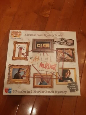 The Art of Murder - Un rompecabezas misterioso de tablero de asesinato - 6 rompecabezas en 1 tablero de asesinato Foto 1 de 4