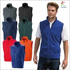 Result Unisex Body Warmer Windproof Polyester Adults Micro Fleece Gilet XS-3XL 