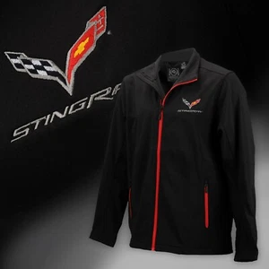 Chaqueta Softshell de 3 Capas para Hombre Corvette C7 con Logotipo y Stingray Script 637700 - Imagen 1 de 6