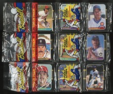1987 DONRUSS RACK PACKS (11) ALL WITH STARS SHOWING NOLAN RYAN RIPKEN BRETT 