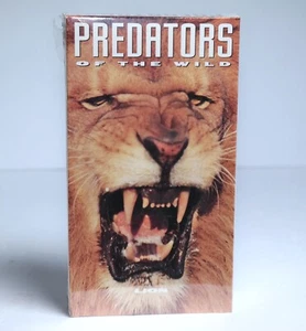 PREDATORS OF THE WILD-LION-VHS *SEALED* - Picture 1 of 2