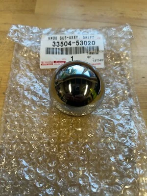 Lexus NEW Genuine IS300 IS200 Toyota Altezza MR-S MR2 Chrome Shift Knob OEM AUTO - Image 1 of 3