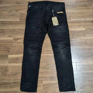 33 Inch Denim Supply Ralph Lauren Biker Black - Picture 1 of 9