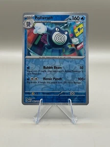 POKEMON 151 POLIWRATH #062/165 (HOLO INVERSO, CASI NUEVO) INGLÉS - Imagen 1 de 4