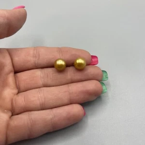 HERMOSOS PENDIENTES DE PLATA ESTERLINA CON PERLA PEQUEÑA PARA DAMA #Y46 - Imagen 1 de 18