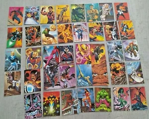lotto 39 card allegate agli albi Marvel Italia di TUSKO SPIDER-MAN HULK ecc. - Imagen 1 de 3