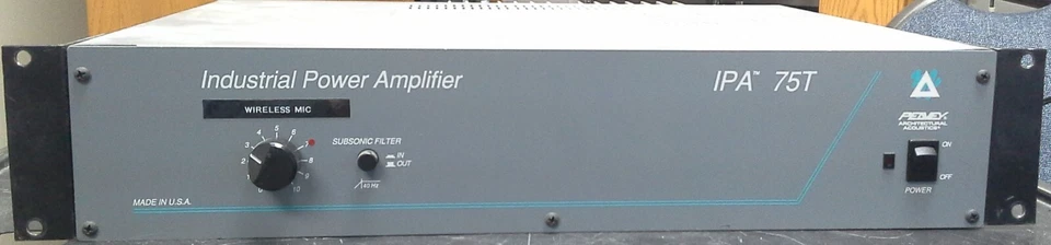 Peavy IPA75T Industrial Power Amplifier Un tested - Image 1 of 4