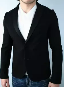 Armani Exchange A|X Mens Essential Ponte Blazer Button Front Tuxedo NWT $220 - Picture 1 of 3