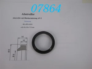 CFW ABSTREIFER / ABSTREIFRING  AS 50 x 65 x 7/10 Mm  -PROFIL AN3- - Bild 1 von 4