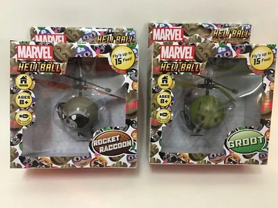 Heli Balls Flying Levitating Groot and Rocket Racoon Guardians of the Galaxy - Imagem 1 de 4