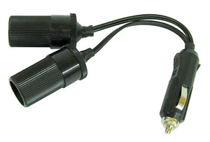 Adaptador divisor encendedor de cigarrillos de coche FLEXIBLE TWIN - Imagen 1 de 1