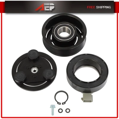 Kit de embrague de compresor de aire acondicionado para Ford E-150 250 350 Expedition Lincoln Navigator Foto 1 de 4