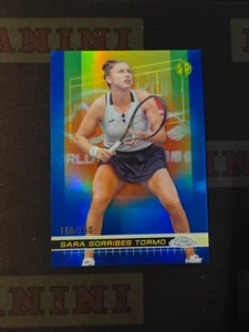 2024 Topps Chrome Tennis Blue Refractor 1st Rookie Sara Sorribes Tormo /250 - Picture 1 of 1