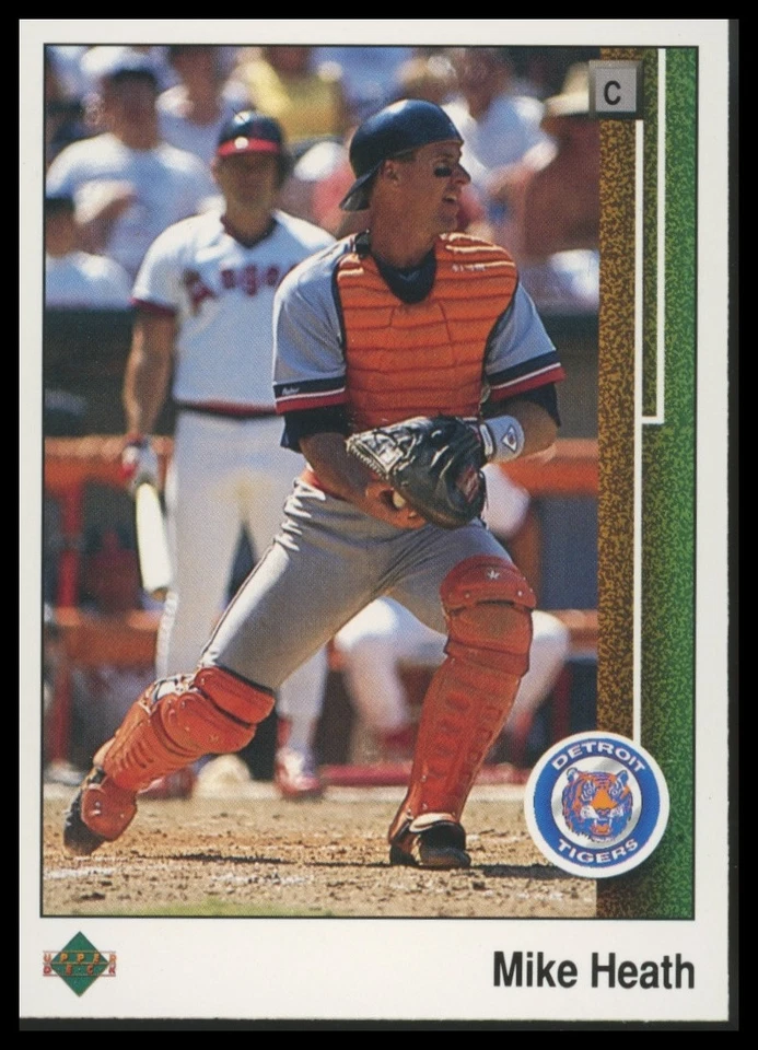 1989 Upper Deck #654 Mike Heath Detroit Tigers - Image 1 of 1
