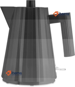Alessi Plissé MDL06/1 B - Electric Kettle In Thermoplastic 2400W, 100 Cl, Black - Picture 1 of 1