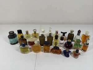 Large Lot of Vintage Mini Tiny Perfume Bottles Collection Givenchy Lot of 26 - Picture 1 of 5