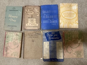 8 Vintage Hymnal/Songbooks. See Pics - Picture 1 of 3