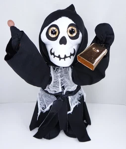 Gemmy Animato Grim Reaper che Gioca Cowbell Non Sentire Il Mietitore 13" Vedi Video - Foto 1 di 4
