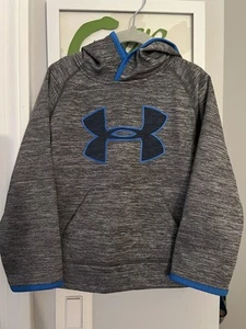 Under Armour Gray Sweatshirt/Hoodie; Size 4 - Picture 1 of 5